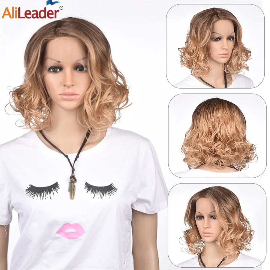 Alileader Short Wave Front Lace Hair Wig Medium Part Heat Resistant Synsthetic Hair Pink Blonde Natural Black L Part Lace Wig
Alileader Short Wave Front Lace Hair Wig Medium Part Heat Resistant Synsthetic Hair Pink Blonde Natural Black L Part Lace Wig
