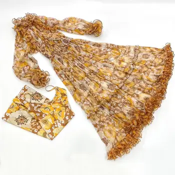 2020 silk printed long dress with Sling
2020 silk printed long dress with Sling