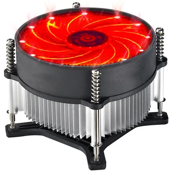 Stable Portable CPU Cooling Fan Aluminum LED RGB Desktop Computer Heat Dissipation Radiator Heatsink 3 Pin Office For Intel 115X
Stable Portable CPU Cooling Fan Aluminum LED RGB Desktop Computer Heat Dissipation Radiator Heatsink 3 Pin Office For Intel 115X