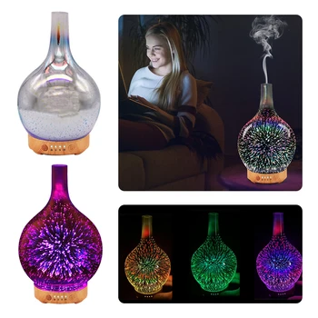 3D Firework Glass Vase Shape Air Humidifier Led Night Light USB Aroma Essential Oil Diffuser Cool Mist Maker For Home Bathroom
3D Firework Glass Vase Shape Air Humidifier Led Night Light USB Aroma Essential Oil Diffuser Cool Mist Maker For Home Bathroom