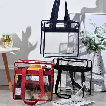 Transparent Waterproof PVC Makeup Cosmetic Toiletry Handbag Tote Shoulder Bag for Men Women Traveling Swimming Pool Gym Fitness
Transparent Waterproof PVC Makeup Cosmetic Toiletry Handbag Tote Shoulder Bag for Men Women Traveling Swimming Pool Gym Fitness