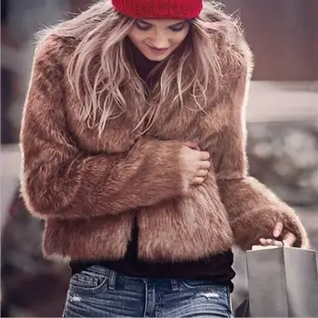 Winter Coat Women's New Warm Faux Fur Coat Rabbit Fur Jacket Women's Short Large Size S-3XL 
Winter Coat Women's New Warm Faux Fur Coat Rabbit Fur Jacket Women's Short Large Size S-3XL