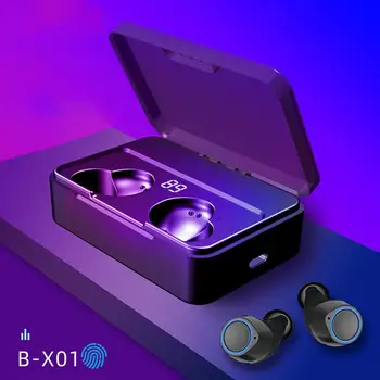 TWS Bluetooth Wireless Earphone 5.0 Touch Control Earbuds Waterproof 9D Stereo Music Headset 300mAh Power Bank
TWS Bluetooth Wireless Earphone 5.0 Touch Control Earbuds Waterproof 9D Stereo Music Headset 300mAh Power Bank