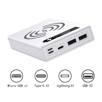 Detachable LCD Display DIY 5x18650 Battery Case Power Bank Wireless Charging Box 28GE
Detachable LCD Display DIY 5x18650 Battery Case Power Bank Wireless Charging Box 28GE