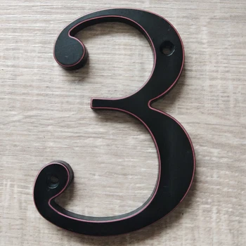 House Number 101mm Black brushed red edge Door Sign numer Outdoor Address Mailbox Numbers Modern home Apartment Signs#3
House Number 101mm Black brushed red edge Door Sign numer Outdoor Address Mailbox Numbers Modern home Apartment Signs#3