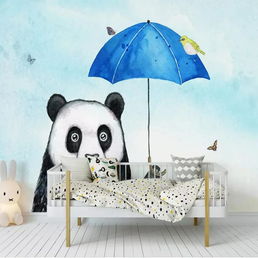 Dropship Custom 3D Wallpaper Murals Cute Panda Umbrella Animal Bird Fresh Cute Hand-painted Children's Room Decoration Wallpaper
Dropship Custom 3D Wallpaper Murals Cute Panda Umbrella Animal Bird Fresh Cute Hand-painted Children's Room Decoration Wallpaper