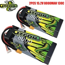 GTFDR 2PCS Battery Lipo 2S 3S 4S 7.6V 11.4V 15.2V 8000mAh 130C 260C 140C 280C HV Hardcase For Rc 1/8 1/10 Buggy Off-road Car
GTFDR 2PCS Battery Lipo 2S 3S 4S 7.6V 11.4V 15.2V 8000mAh 130C 260C 140C 280C HV Hardcase For Rc 1/8 1/10 Buggy Off-road Car