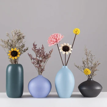 Scandinavian small vase Colorful Ceramic Flower Vases Dry flower container Tabletop Mini Vase flower pot wedding Home Decoration
Scandinavian small vase Colorful Ceramic Flower Vases Dry flower container Tabletop Mini Vase flower pot wedding Home Decoration