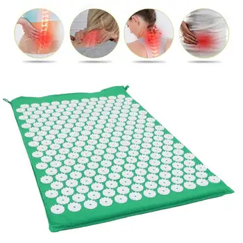 Lotus Nails Acupuncture Massage Pads Acupuncture Massager Cushion Body Pain Stress Relieve Spike Yoga Mat Green
Lotus Nails Acupuncture Massage Pads Acupuncture Massager Cushion Body Pain Stress Relieve Spike Yoga Mat Green