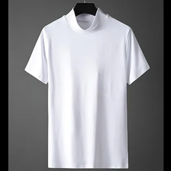 Fashion Men T Shirt With Turtleneck 2020 Summer Short Sleeve T-shirts Man Casual Solid Color Blue Plain White The New Listing
Fashion Men T Shirt With Turtleneck 2020 Summer Short Sleeve T-shirts Man Casual Solid Color Blue Plain White The New Listing