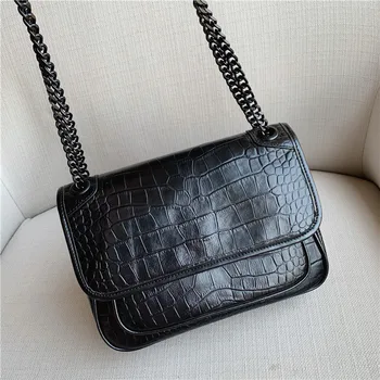 2020 New Chain Bag Texture First Layer Cowhide Crocodile Pattern Messenger Leather Shoulder Commuter Handbags
2020 New Chain Bag Texture First Layer Cowhide Crocodile Pattern Messenger Leather Shoulder Commuter Handbags