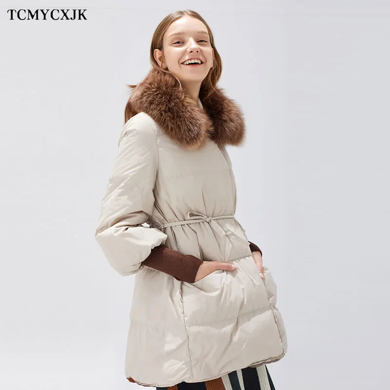 High-quality Parka Jacket Down Jackets Women's Mid-length 2020 Winter New Real fox fur collar Temperament Thick Warm Parker Coat
High-quality Parka Jacket Down Jackets Women's Mid-length 2020 Winter New Real fox fur collar Temperament Thick Warm Parker Coat