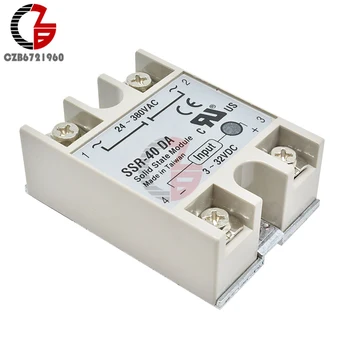 DC-AC Solid State Relay Switch Module SSR-10DA SSR-25DA SSR-40DA SSR-50DA 10A 25A 40A 50A 3-32V 24-380V SSR 10DA 25DA 40DA 50DA
DC-AC Solid State Relay Switch Module SSR-10DA SSR-25DA SSR-40DA SSR-50DA 10A 25A 40A 50A 3-32V 24-380V SSR 10DA 25DA 40DA 50DA
