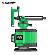 SNDWAY 3D 12-line laser level vertical green light high-precision 360° automatic horizontal strong light cross line wall sticker
SNDWAY 3D 12-line laser level vertical green light high-precision 360° automatic horizontal strong light cross line wall sticker
