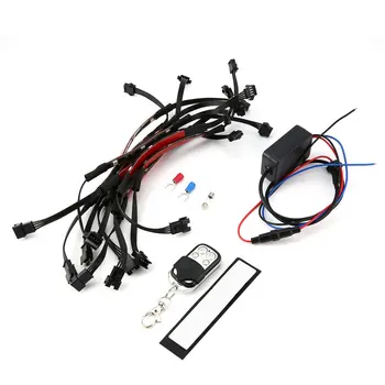 10pcs 12V DC Motorcycle RGB LED Under Glow Neon Strip Lamp Glow Light Kit Flexible with Remote Control Car Styling Light
10pcs 12V DC Motorcycle RGB LED Under Glow Neon Strip Lamp Glow Light Kit Flexible with Remote Control Car Styling Light