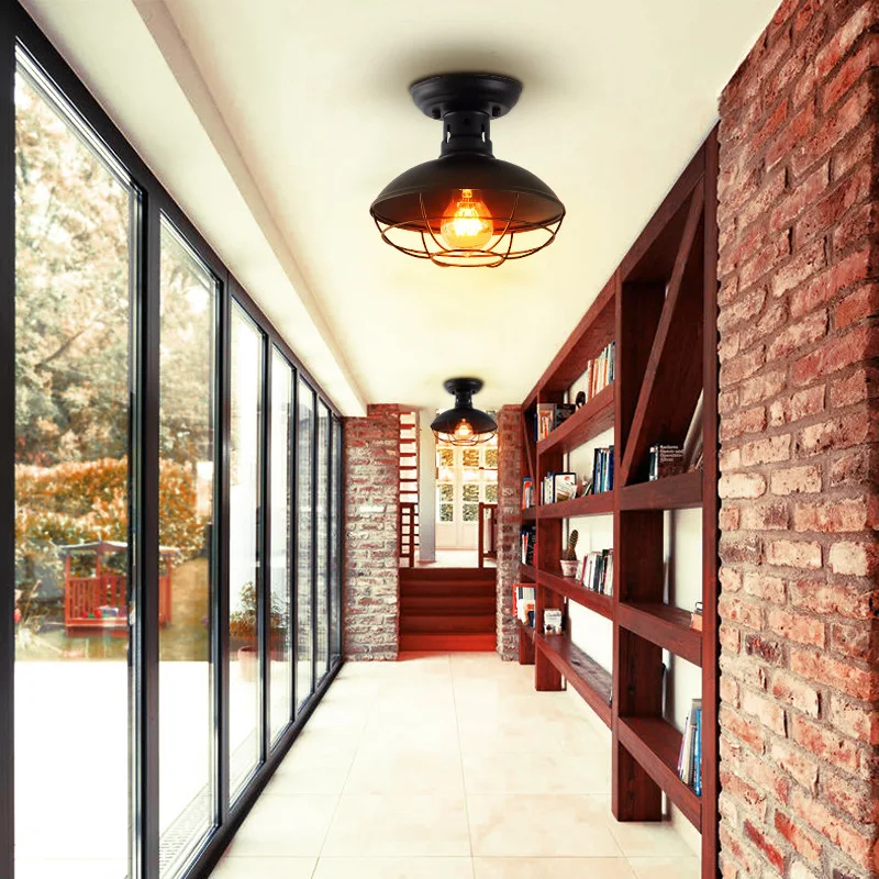 Factory direct sales American balcony corridor ceiling lamp European retro simple iron bedroom lamp stock
Factory direct sales American balcony corridor ceiling lamp European retro simple iron bedroom lamp stock
