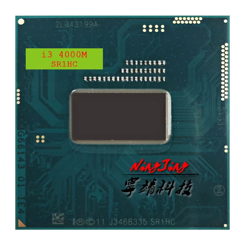 Процессор Intel Core i3 4000M SR1HC 2 4 ГГц двухъядерный четырехпоточный 3M 37W Socket G3 /