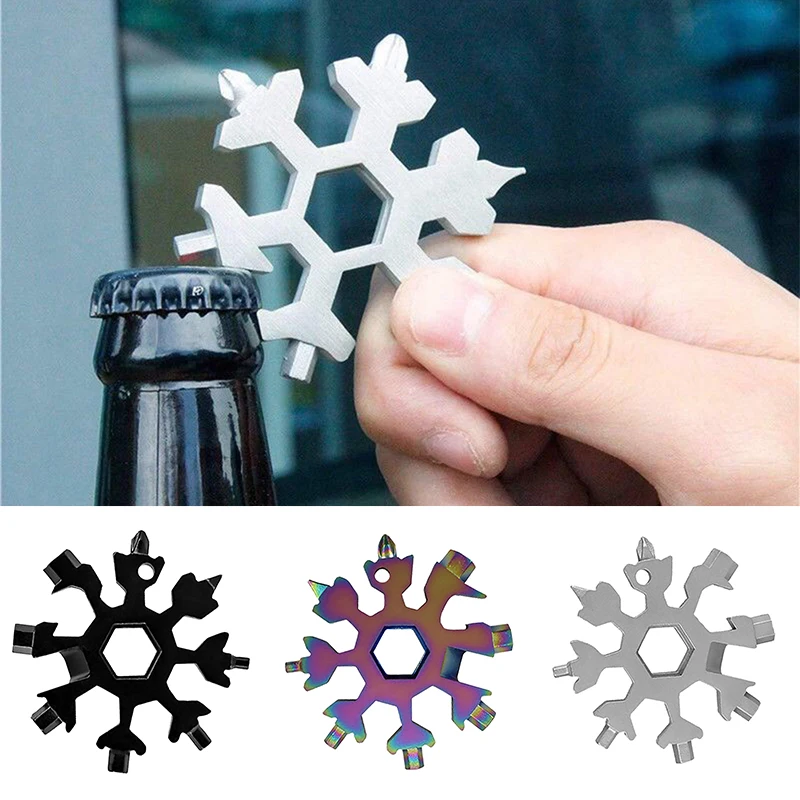18-in-1 edc multi-tool Snowflake Multi-tool Card Combination Compact Multifunction Screwdriver Stainless Steel Gadget
18-in-1 edc multi-tool Snowflake Multi-tool Card Combination Compact Multifunction Screwdriver Stainless Steel Gadget
