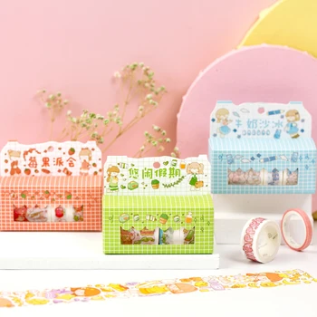1Pcs / diy Diary Washi Tape Cute Decorative Adhesive Tape Masking Tape For Stickers Scrapbooking DIY Stationery Tape
1Pcs / diy Diary Washi Tape Cute Decorative Adhesive Tape Masking Tape For Stickers Scrapbooking DIY Stationery Tape