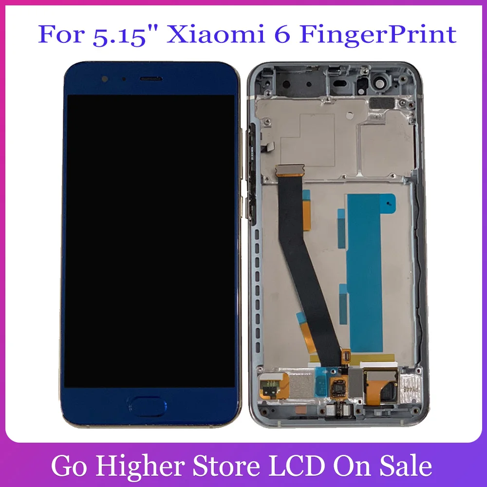 Без тормоза/с олеофобным покрытием для 5 15 "Xiaomi 6 Mi Mi6 ЖК-дисплей сенсорный экран