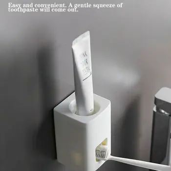 Toothpaste Storage Holders Racks Auto Automatic Toothpaste Dispenser Wheat Straw Squeezer Bathroom Wall Mount
Toothpaste Storage Holders Racks Auto Automatic Toothpaste Dispenser Wheat Straw Squeezer Bathroom Wall Mount