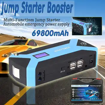 69800mAh Power Starting Device 12V 600A Car Jump Starter Power Bank Car Charger For Car Battery Booster For Petrol Diesel
69800mAh Power Starting Device 12V 600A Car Jump Starter Power Bank Car Charger For Car Battery Booster For Petrol Diesel