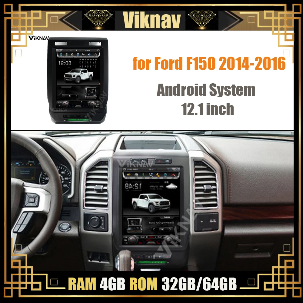 Tesla style 12.1inch android car multimedia player For FORD F150 2014 2015 2016 car GPS navigation radio DVD player
Tesla style 12.1inch android car multimedia player For FORD F150 2014 2015 2016 car GPS navigation radio DVD player