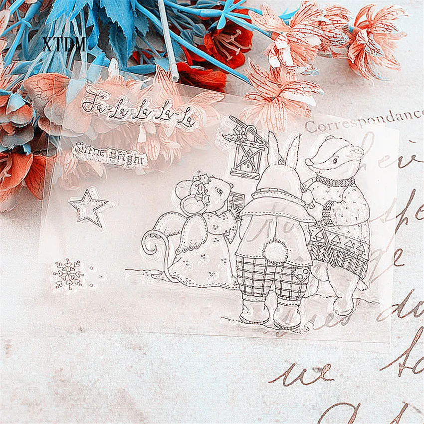 Hot sale rabbit Transparent Clear Stamps / Silicone Seals Roller Stamp for DIY scrapbooking photo album/Card Making
Hot sale rabbit Transparent Clear Stamps / Silicone Seals Roller Stamp for DIY scrapbooking photo album/Card Making