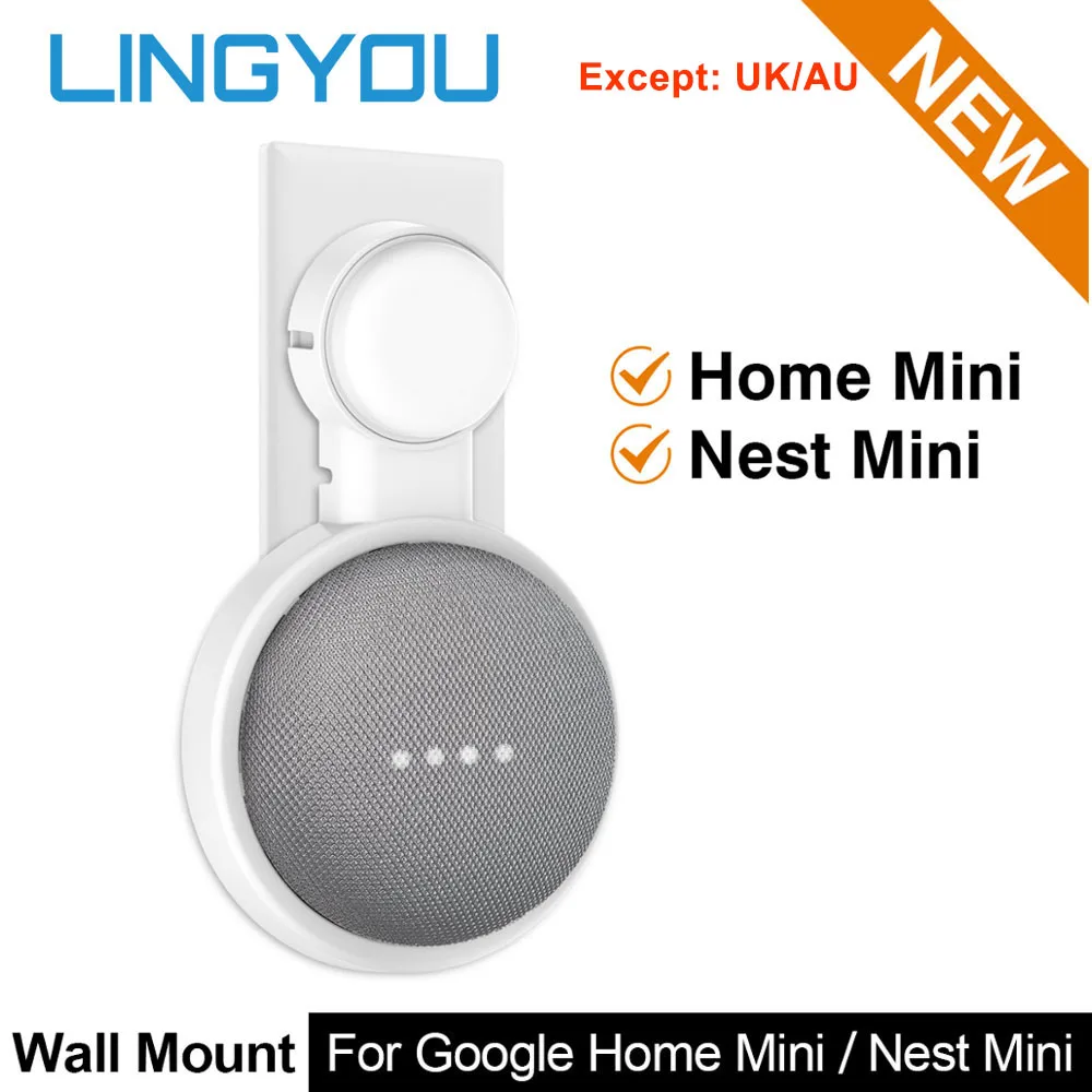 LINGYOU Wall Mount for Google Home Mini Nest Mini Holder Voice Assistant Smart Home Bracket Kitchen Bedroom Bathroom Audio Stand
LINGYOU Wall Mount for Google Home Mini Nest Mini Holder Voice Assistant Smart Home Bracket Kitchen Bedroom Bathroom Audio Stand