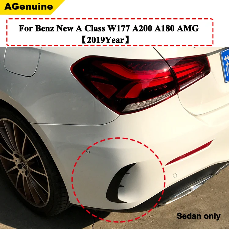 Для Mercedes Benz New A Class W177 A200 A180 AMG задний бампер разветвители спойлер СЕДАН 2019 год |