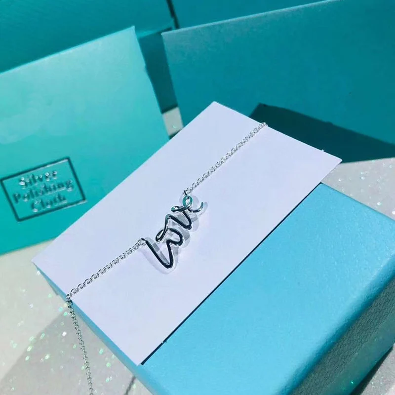 925 Sterling Silver Necklace original design jewelry Necklace for women Pendant Couples Christmas gift 
925 Sterling Silver Necklace original design jewelry Necklace for women Pendant Couples Christmas gift