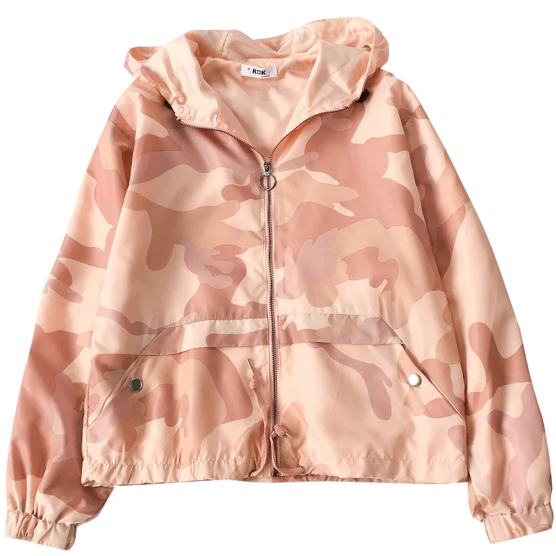 Pink Camouflage Jacket Women Spring Hooded Ladies Coat Long Sleeve Boyfriend Chic Fashion Loose Jackets Windbreaker Streetwear
Pink Camouflage Jacket Women Spring Hooded Ladies Coat Long Sleeve Boyfriend Chic Fashion Loose Jackets Windbreaker Streetwear