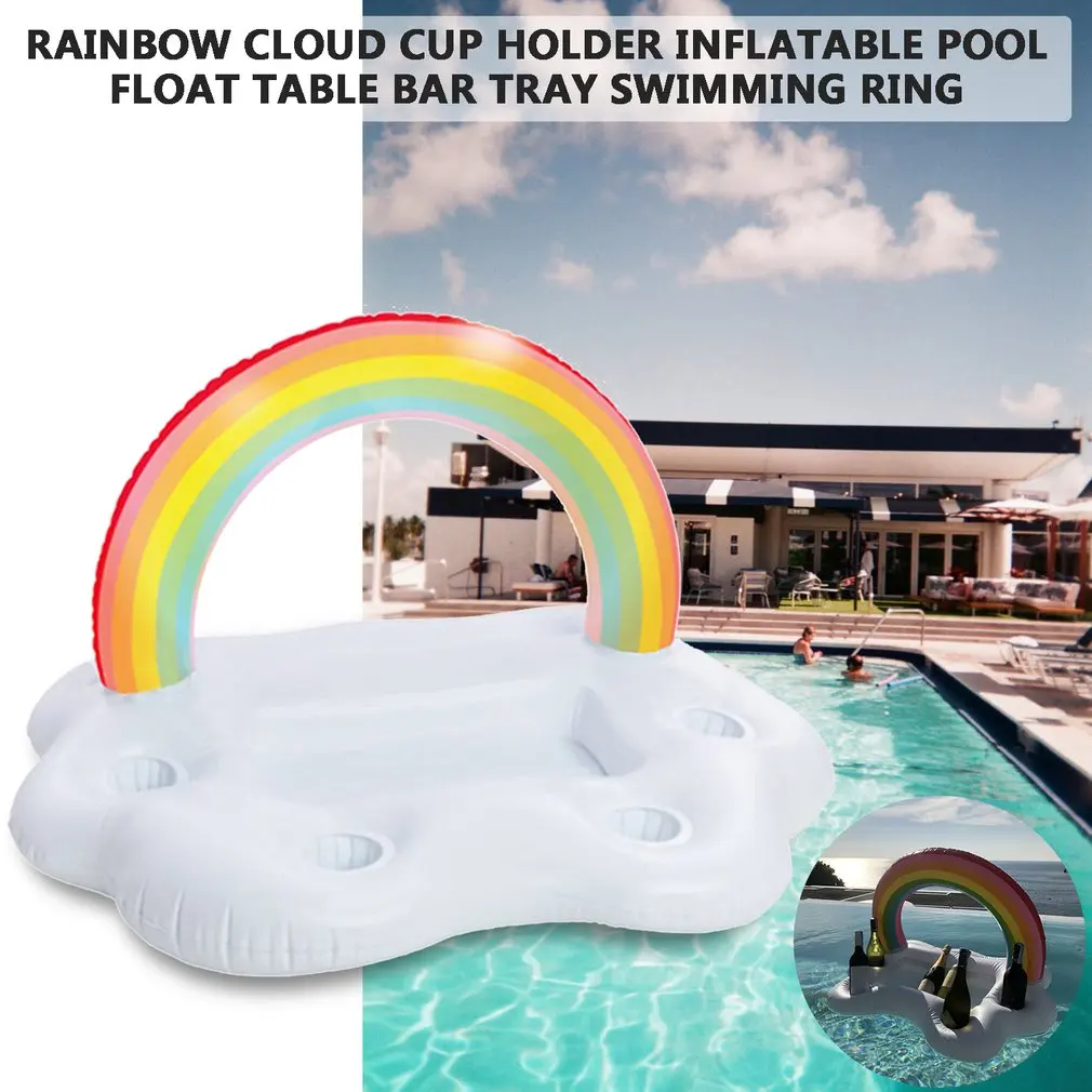 Party Toy Ice Bucket Rainbow Cloud Cup Holder Inflatable Pool Float Beer Drink Cooler Table Bar Tray Beach Island Prop gonflable
Party Toy Ice Bucket Rainbow Cloud Cup Holder Inflatable Pool Float Beer Drink Cooler Table Bar Tray Beach Island Prop gonflable