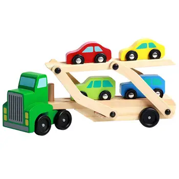 Children Wooden Large Double Deck Transport Vehicle Car Model Toy for Loading Mini Cars Kids Toys
Children Wooden Large Double Deck Transport Vehicle Car Model Toy for Loading Mini Cars Kids Toys