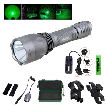 Green Light Hunting Torch 250 Yard Predator Hog Varmint Hunting Flashlight +18650 Battery+Charger+Rifle Mount+ Remote Switch
Green Light Hunting Torch 250 Yard Predator Hog Varmint Hunting Flashlight +18650 Battery+Charger+Rifle Mount+ Remote Switch