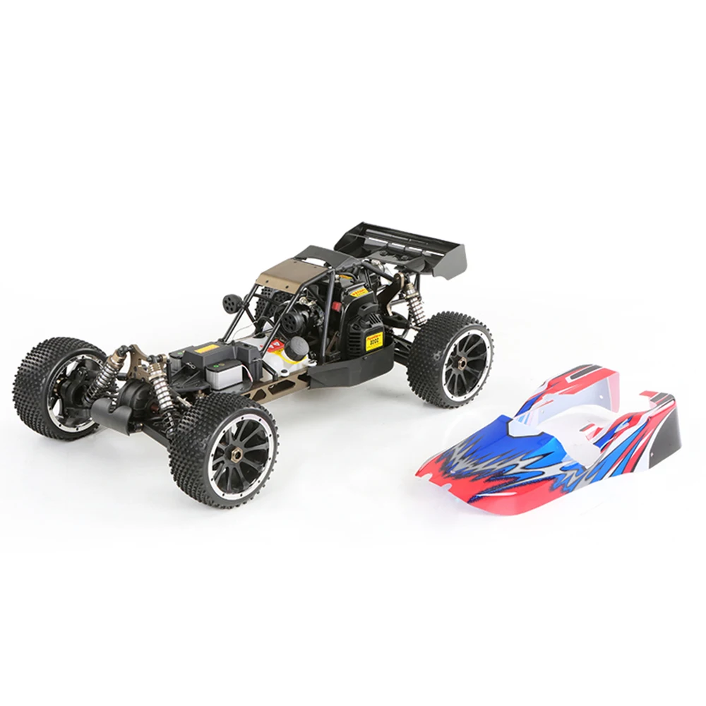 HSP 94054S Bajer 1/5 820mm Super Car 2.4Ghz 2CH 4WD 32CC Gasoline Powered 80Km/h High Speed Desert Buggy RTR Remote Control Car
HSP 94054S Bajer 1/5 820mm Super Car 2.4Ghz 2CH 4WD 32CC Gasoline Powered 80Km/h High Speed Desert Buggy RTR Remote Control Car