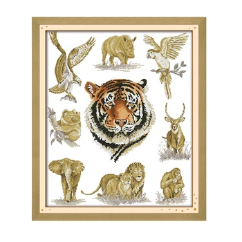 Joy Sunday The king of animals New Arrival CROSS-STITCH Set Child Handmade DIY Embroidery Kits for Home Decor and Surprise Gift
Joy Sunday The king of animals New Arrival CROSS-STITCH Set Child Handmade DIY Embroidery Kits for Home Decor and Surprise Gift