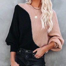 2021 Autumn Winter Sweaters Women Patchwork Solid Basic Jumper Knitwear Long Sleeve Slim Pullover Sweater Female New
2021 Autumn Winter Sweaters Women Patchwork Solid Basic Jumper Knitwear Long Sleeve Slim Pullover Sweater Female New