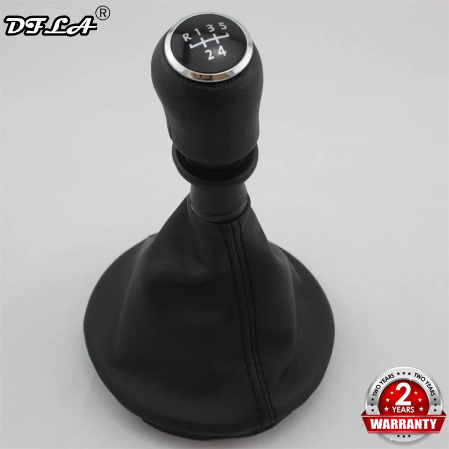 Кожаная ручка переключения передач для VW Transporter Multivan T5 T6 2003 2004 2005 2006 2007 2008 2009 2010
