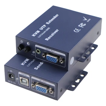 300M VGA KVM Extender Over CAT5e/6 UTP/FTP Cable VGA Extender Up to 1000Ft Support 1920x1200@60Hz VGA For HDTV PS3 PS4
300M VGA KVM Extender Over CAT5e/6 UTP/FTP Cable VGA Extender Up to 1000Ft Support 1920x1200@60Hz VGA For HDTV PS3 PS4