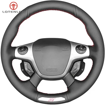 LQTENLEO Black Artificial Leather DIY Hand-stitched Car Steering Wheel Cover For Ford Focus 3 ST 2012-2014
LQTENLEO Black Artificial Leather DIY Hand-stitched Car Steering Wheel Cover For Ford Focus 3 ST 2012-2014