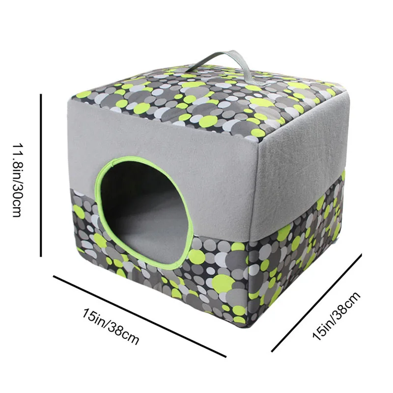 cotton material pet mat warm breathable washable cat bed house
