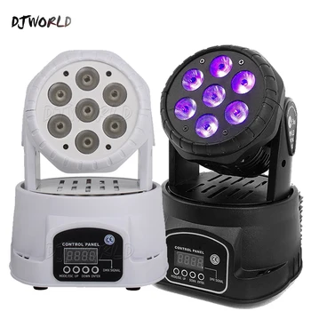 Djworld LED 7X12W/18W Wash Light RGBW/A+UV 6in1 Moving Head Stage Light DMX Stage Light DJ Nightclub Party Concert Church
Djworld LED 7X12W/18W Wash Light RGBW/A+UV 6in1 Moving Head Stage Light DMX Stage Light DJ Nightclub Party Concert Church
