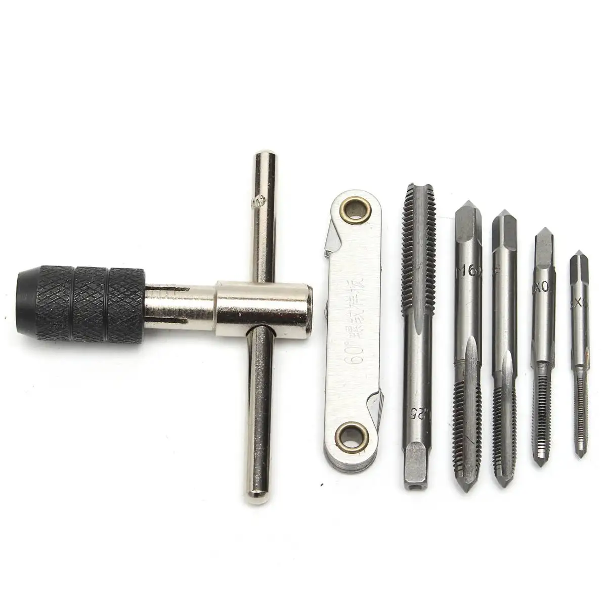 New 7Pcs/Set T Type Machine Hand Screw Thread Taps Reamer M3/M4/M5/M6/M8 Tap Hand Tools Set
New 7Pcs/Set T Type Machine Hand Screw Thread Taps Reamer M3/M4/M5/M6/M8 Tap Hand Tools Set
