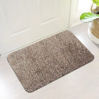 Latex Backing Indoor Doormat Non-slip Door Mat Super Absorbs Mud Mat for Front Door Inside Floor Cotton Carpet Trapper Mats Dirt 
Latex Backing Indoor Doormat Non-slip Door Mat Super Absorbs Mud Mat for Front Door Inside Floor Cotton Carpet Trapper Mats Dirt