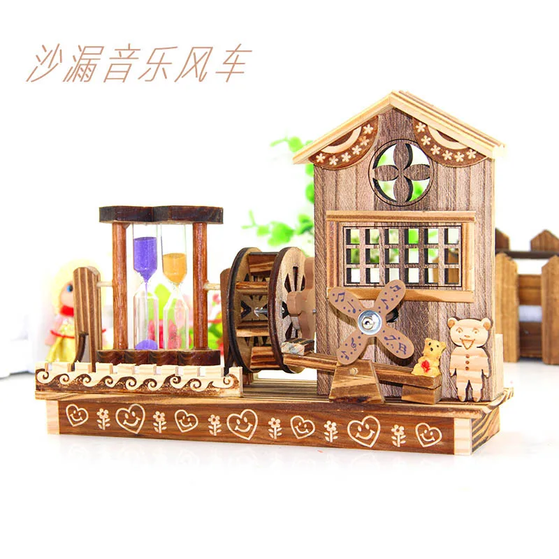 Wood Crafts Ornament Creative Students Gift Music Box Octave Windmill Boutique Birthday Gift
Wood Crafts Ornament Creative Students Gift Music Box Octave Windmill Boutique Birthday Gift