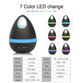 Ultrasonic Humidifier Air Purifier Home Office Mini Essential Aroma Diffusers Aromatherapy 200ml Mist MakerAroma Oil Diffuser
Ultrasonic Humidifier Air Purifier Home Office Mini Essential Aroma Diffusers Aromatherapy 200ml Mist MakerAroma Oil Diffuser