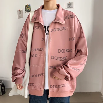 2020 Spring And Autumn New Digital Printing College Wind Jacket Fashion Casual Stand Collar Sports Top Pink / Blue M-5XL
2020 Spring And Autumn New Digital Printing College Wind Jacket Fashion Casual Stand Collar Sports Top Pink / Blue M-5XL