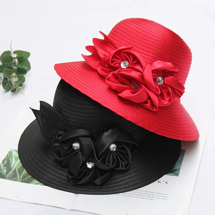 Mingli Tengda White Big Edge Hat Fashion Hand Flower Mesh Hat Wedding Accessories Hat Red /Black Mesh Cap Khaki Foldable Bride
Mingli Tengda White Big Edge Hat Fashion Hand Flower Mesh Hat Wedding Accessories Hat Red /Black Mesh Cap Khaki Foldable Bride