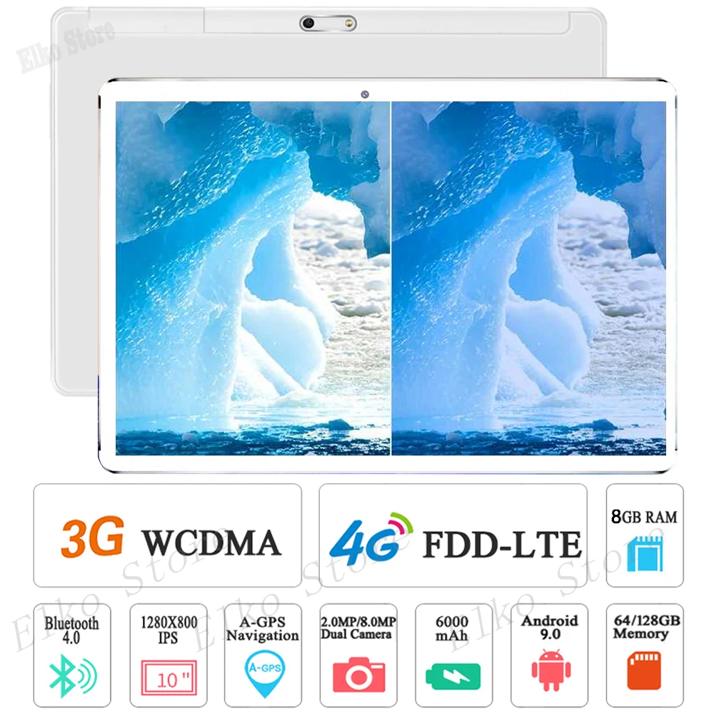 020 Global Version 10 inch tablet PC 8GB RAM 128GB ROM 1280*800 IPS Dual SIM Card 4G LTE FDD Wifi Android 9.0 tablet 10.1+Gifts
020 Global Version 10 inch tablet PC 8GB RAM 128GB ROM 1280*800 IPS Dual SIM Card 4G LTE FDD Wifi Android 9.0 tablet 10.1+Gifts
